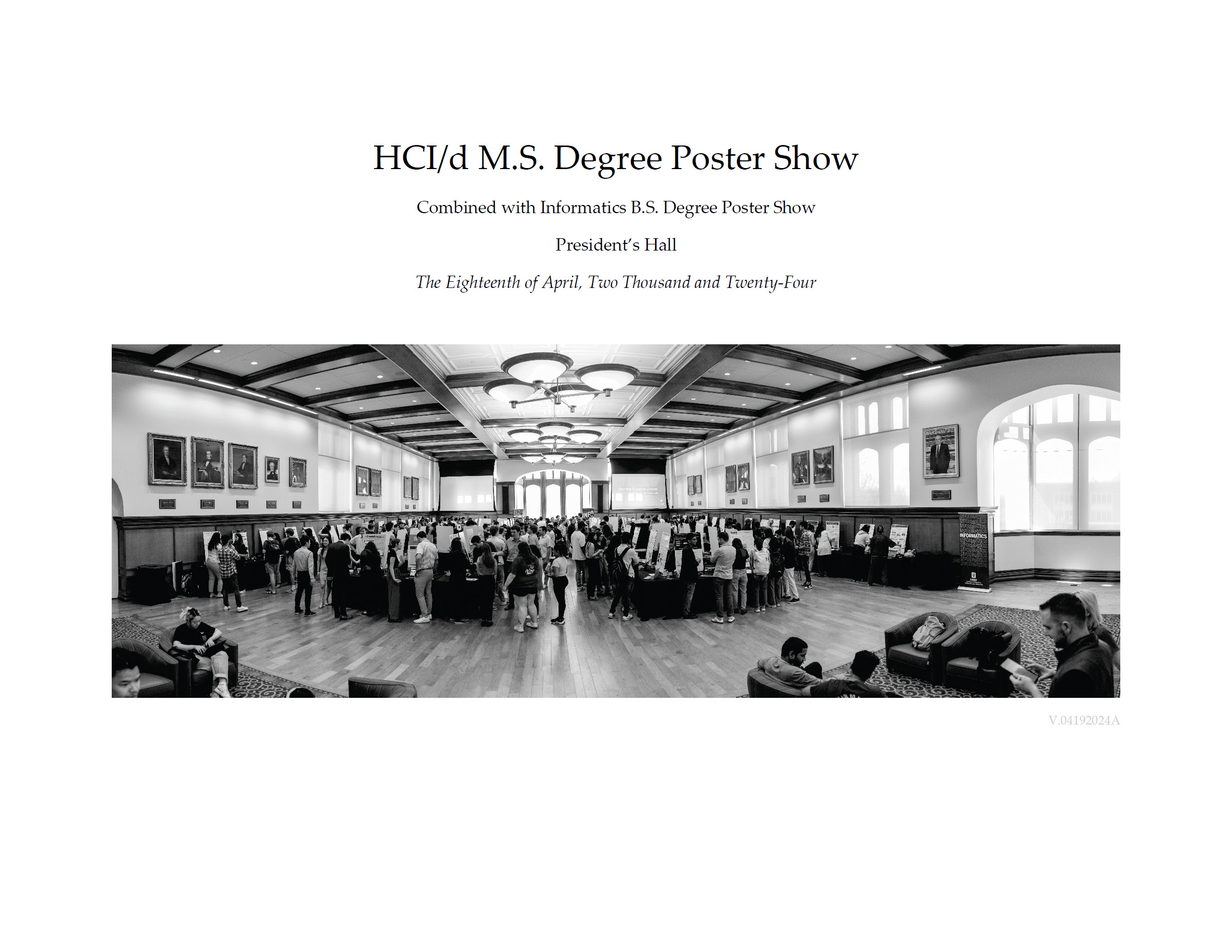 2024 MS HCI/d Poster Show Photographs