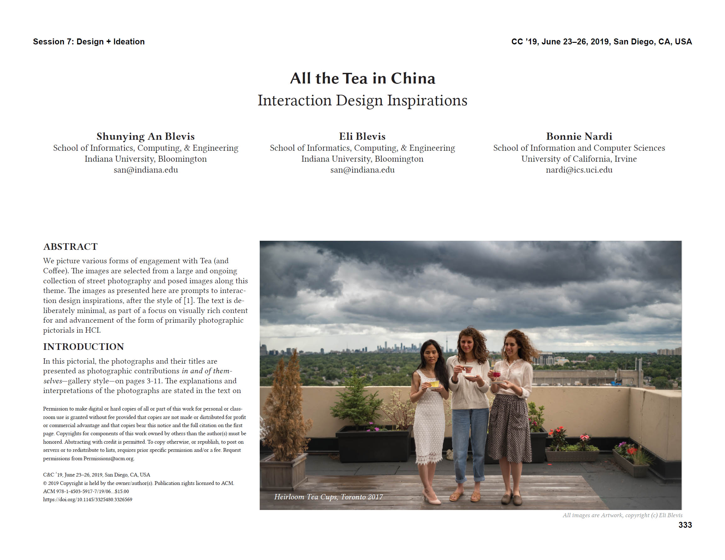 ctorial: All the Tea in China: Interaction Design Inspirations